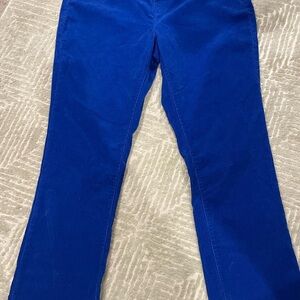 Lands' End Royal Blue Corduroy Trousers size 18 petite

0014